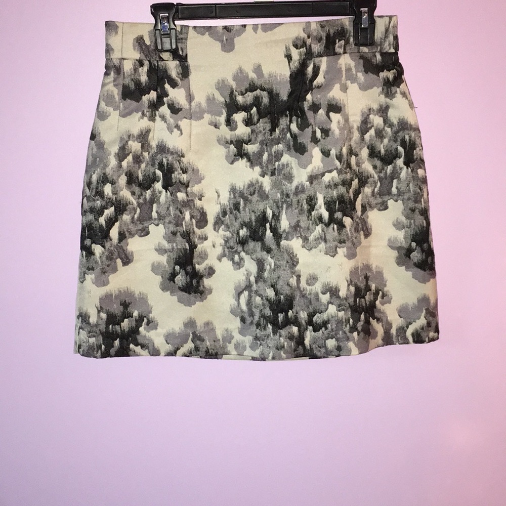 Marble inspired Pleated Skirt